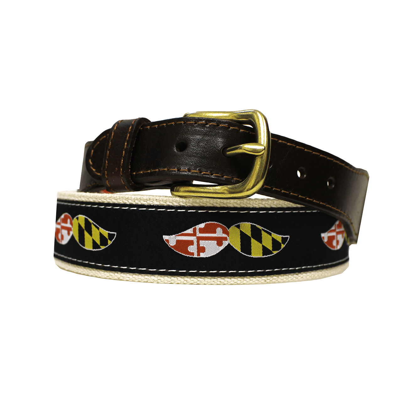 Maryland Boh Mustache / Belt - Route One Apparel