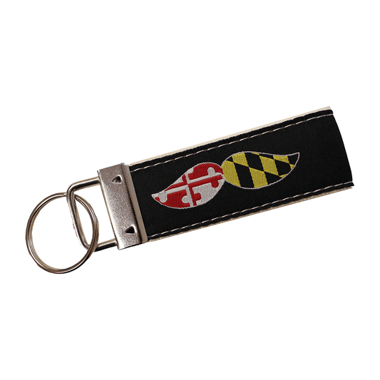 Maryland Boh Mustache / Key Chain - Route One Apparel