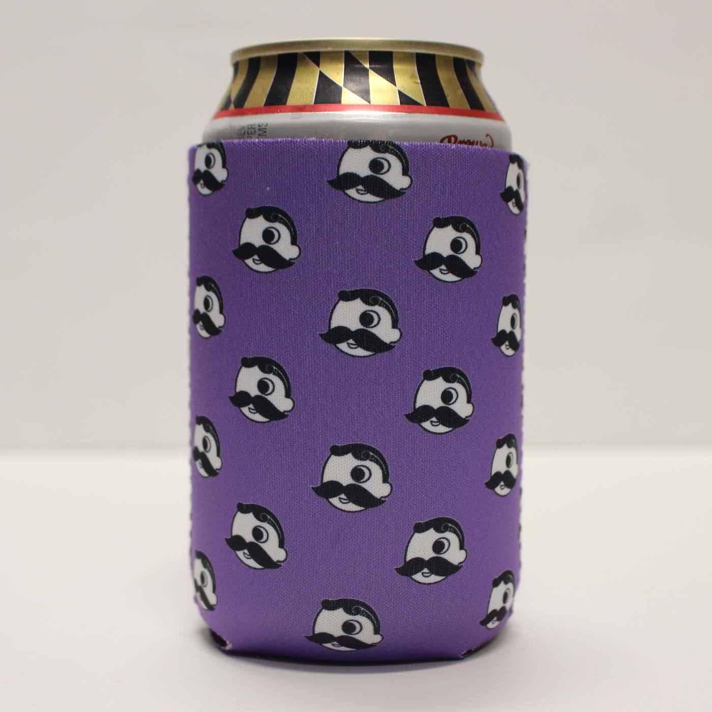 Natty Boh Logo Pattern (Purple) / Can Cooler - Route One Apparel