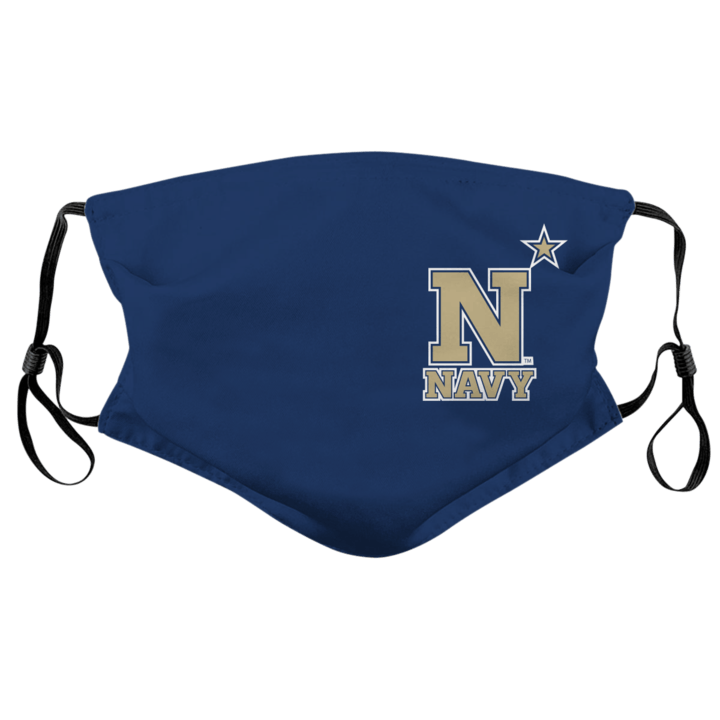 Side Navy Star Logo (Blue) / Face Mask - Route One Apparel
