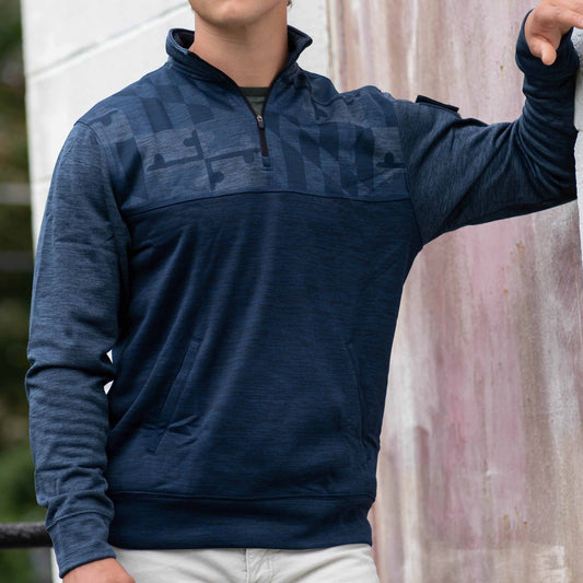 Military Maryland Flag (Navy) / Pullover - Route One Apparel