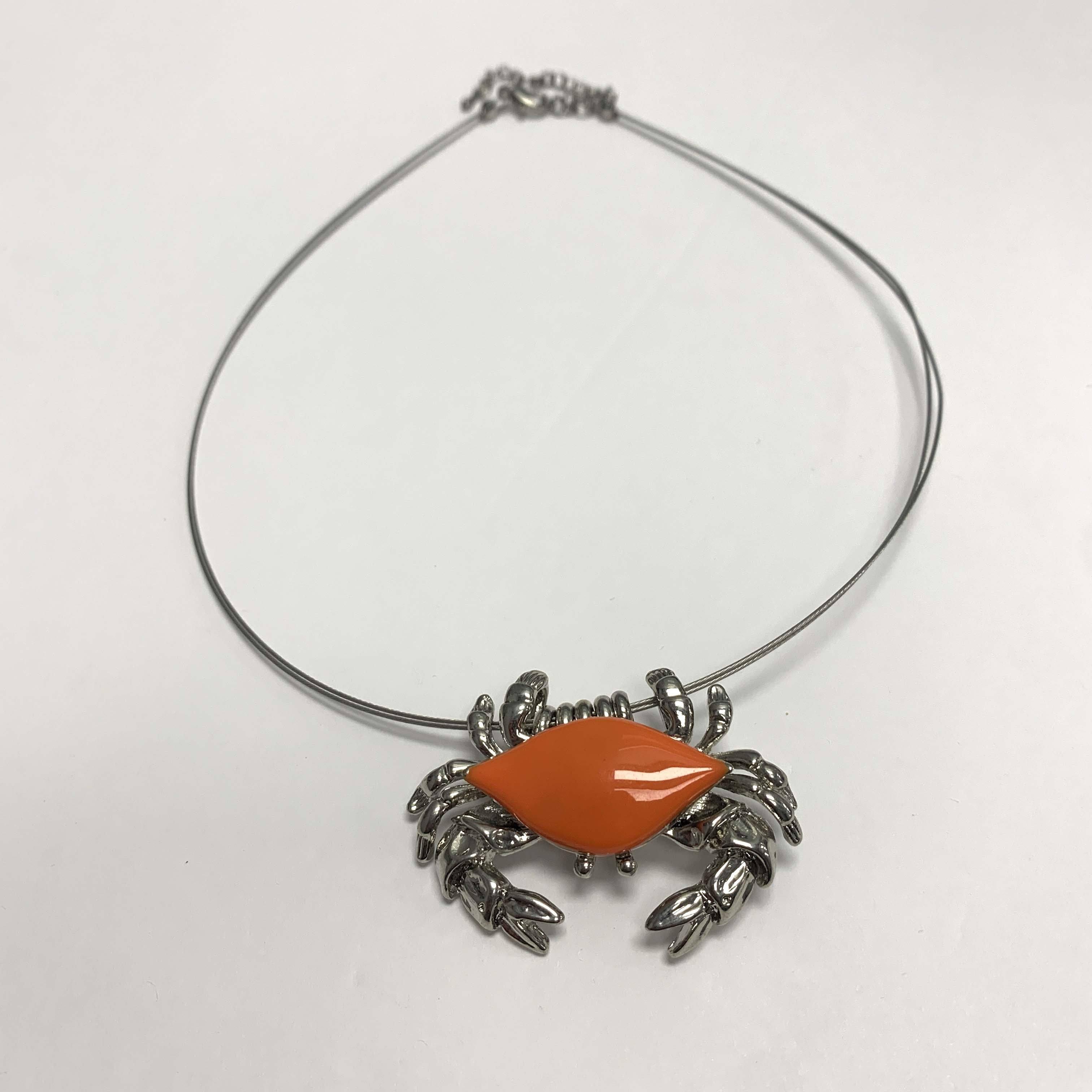 Crab / Necklace Brooch - Route One Apparel