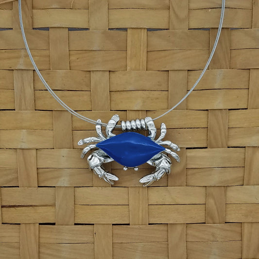 Crab / Necklace Brooch - Route One Apparel