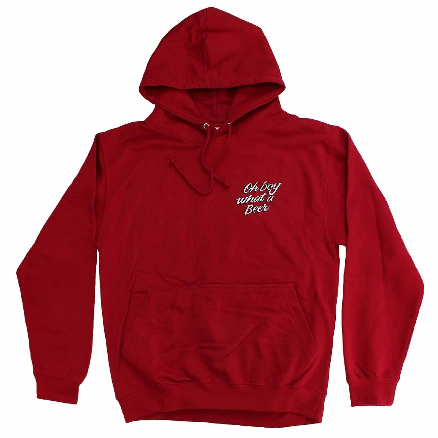 Oh Boy What a Beer (Chili) / Hoodie - Route One Apparel