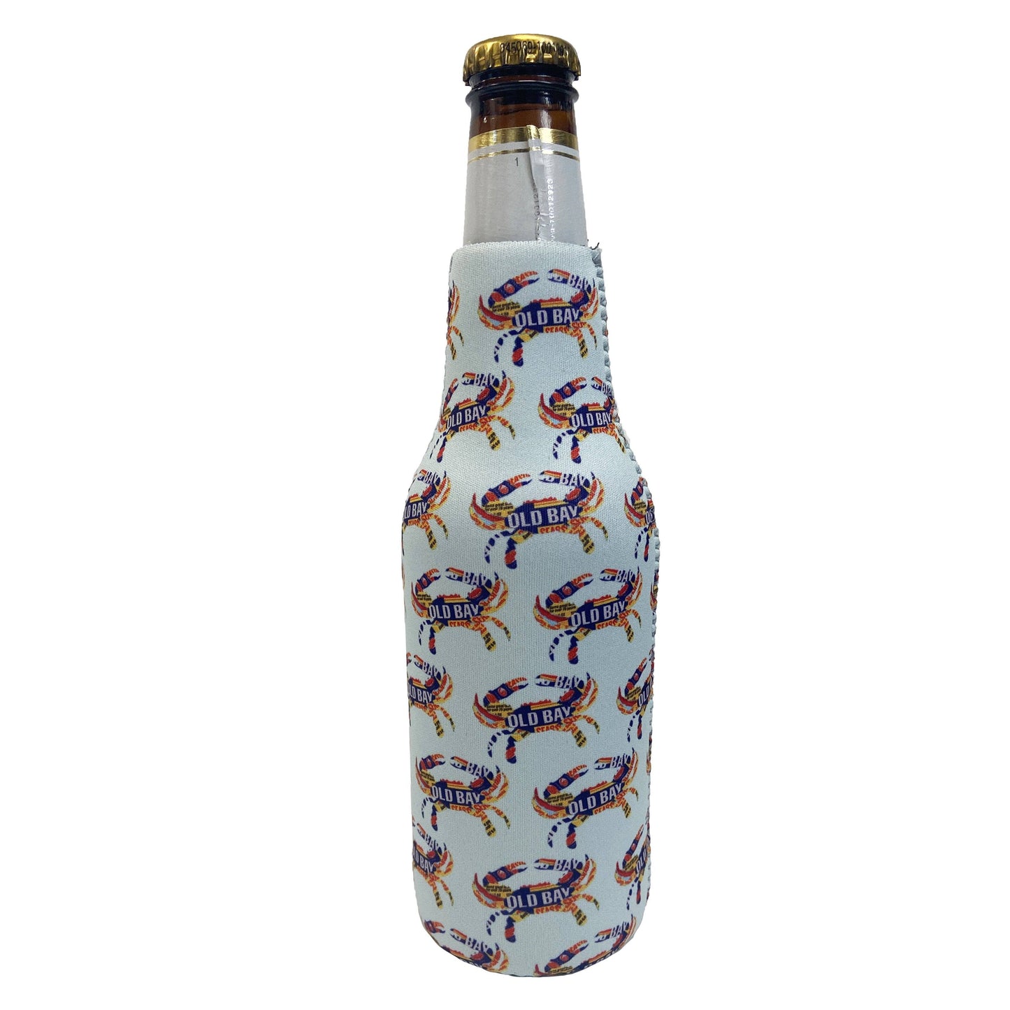 Old Bay Can Crab Pattern / Bottle Cooler - Route One Apparel