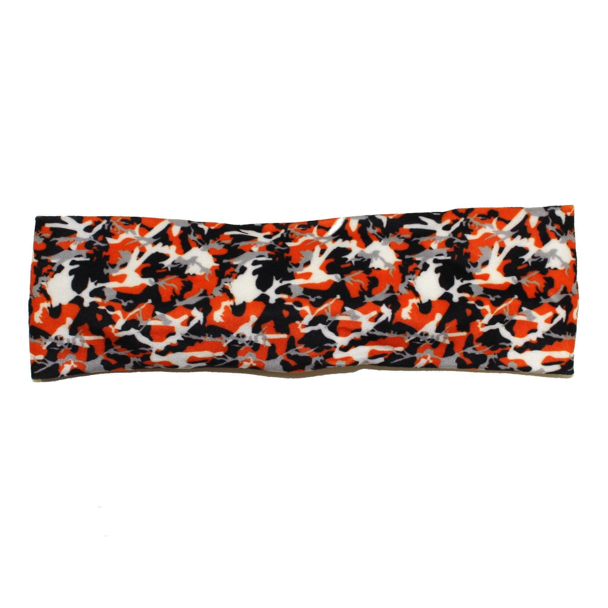 Black & Orange Branch Camo Maryland Flag / Headband - Route One Apparel