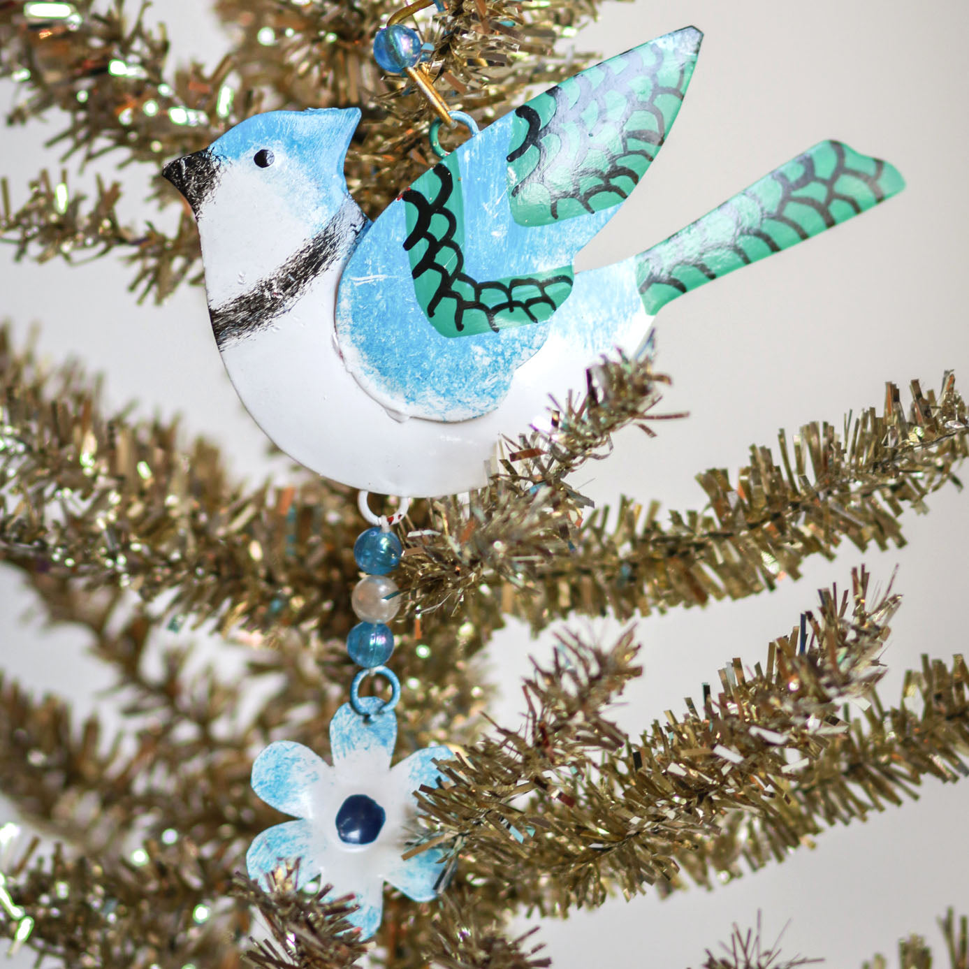 Blue Jay Bird / Metal Ornament - Route One Apparel
