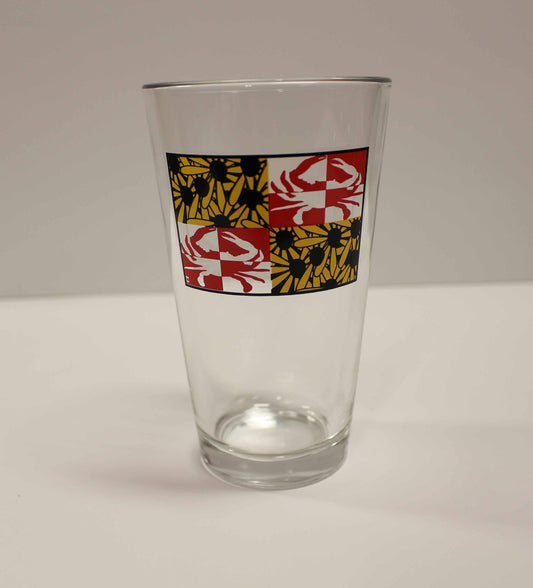Crabby Susan Maryland / Pint Glass - Route One Apparel