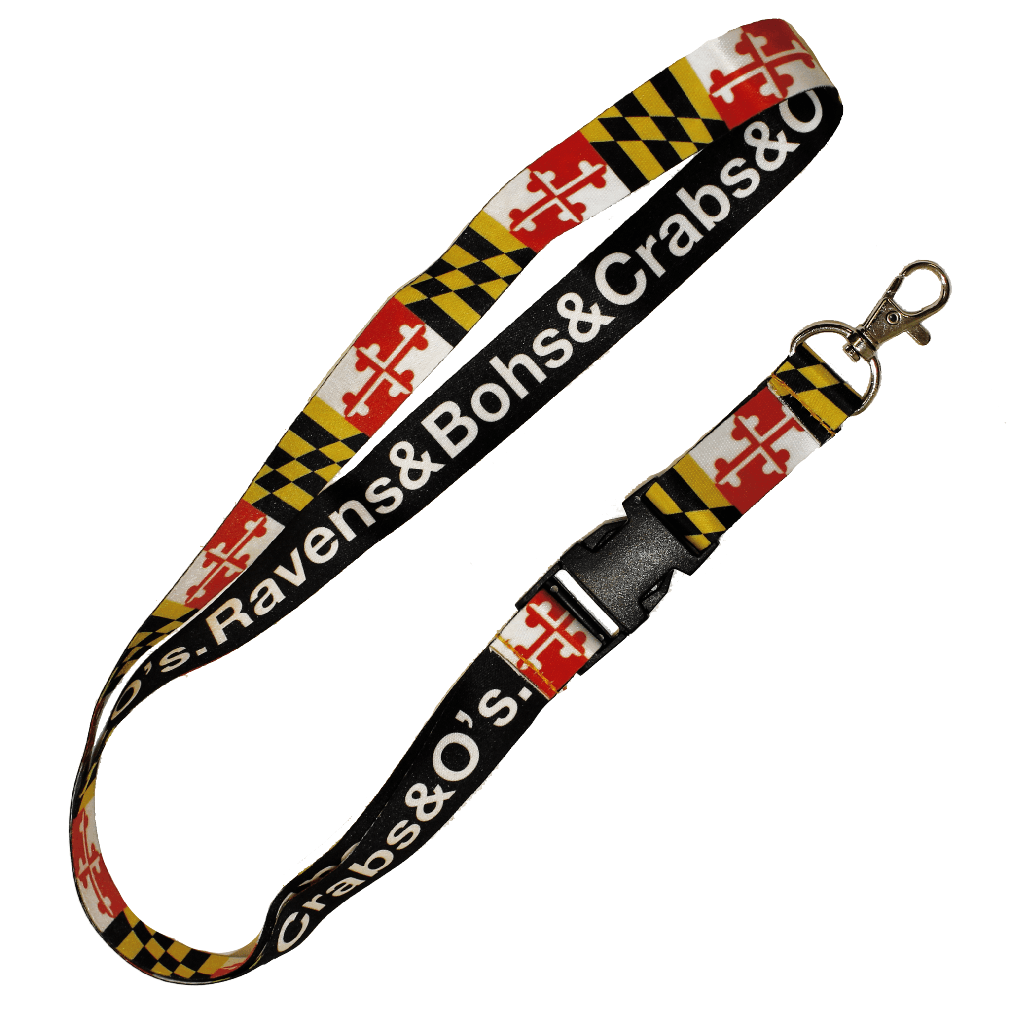 Ravens & Bohs & Crabs & O's Maryland Flag / Lanyard - Route One Apparel