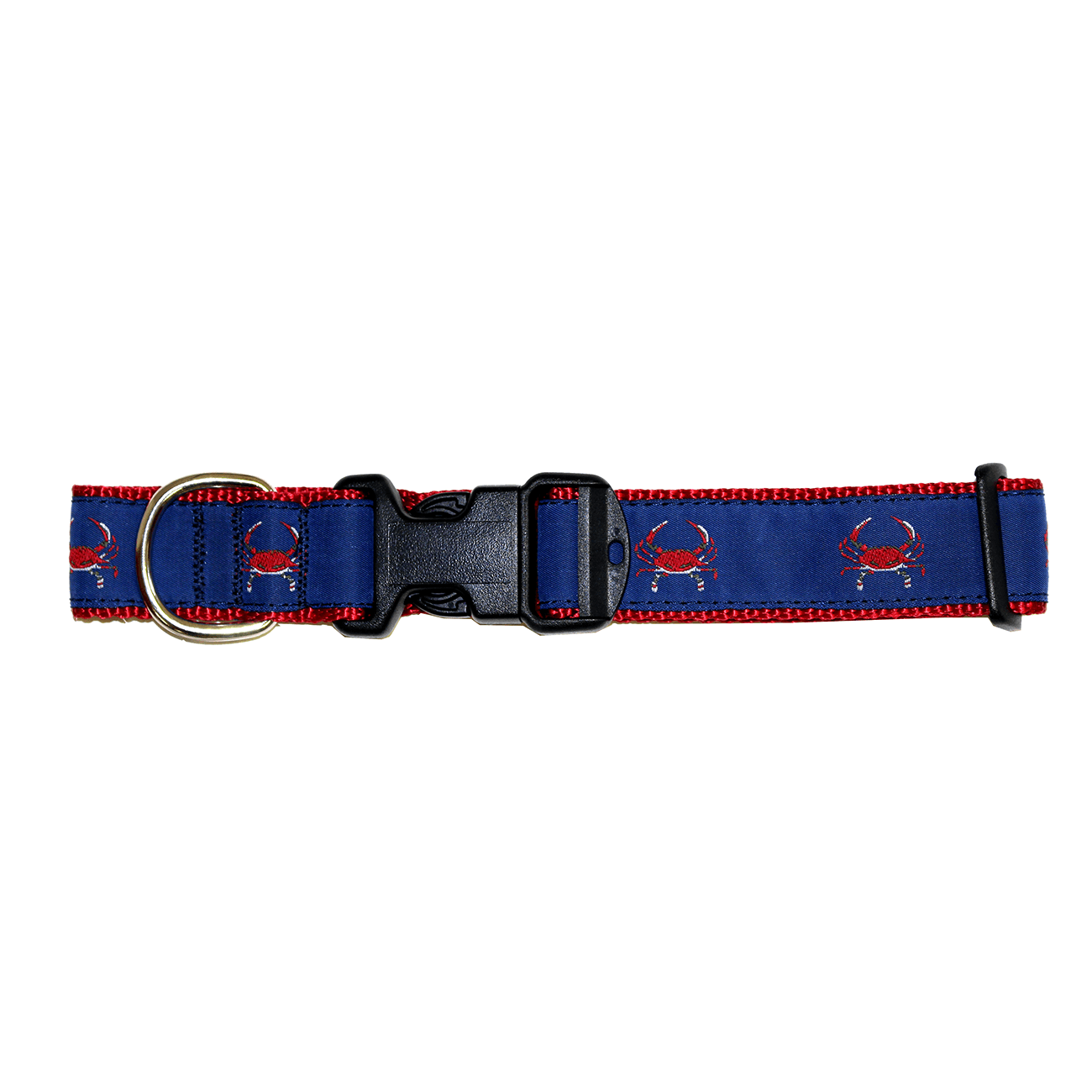 Blue & Red Crab / Dog Collar - Route One Apparel