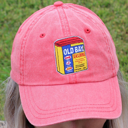 Old Bay Can (Red) / Baseball Hat - Route One Apparel