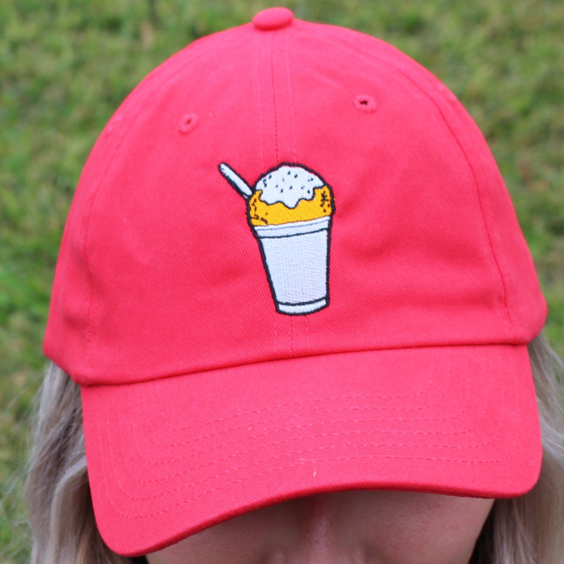 Custard Snowball (Red) / Baseball Hat - Route One Apparel