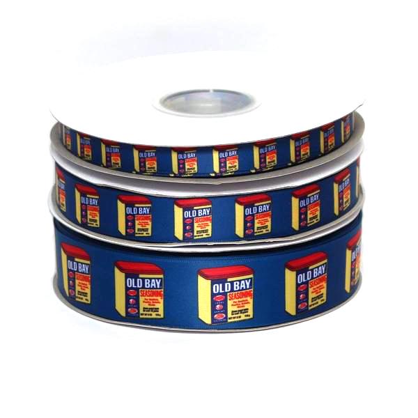 Old Bay 3-D Can (Blue) / Ribbon - Route One Apparel