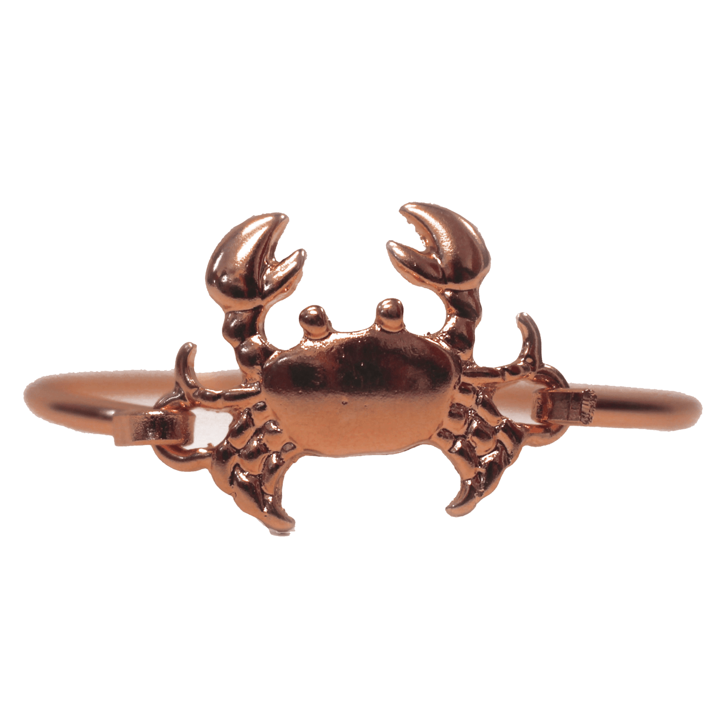 Maryland Crab Charm (Rose Gold) / Bangle Bracelet - Route One Apparel