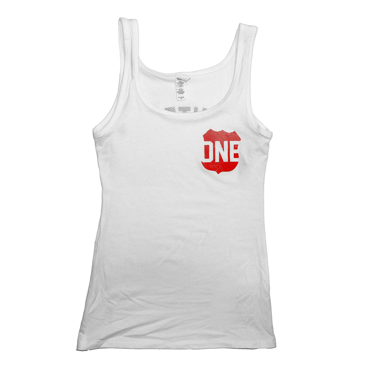 Route One Apparel Classic Flag & Crab (White) / Ladies Tank - Route One Apparel