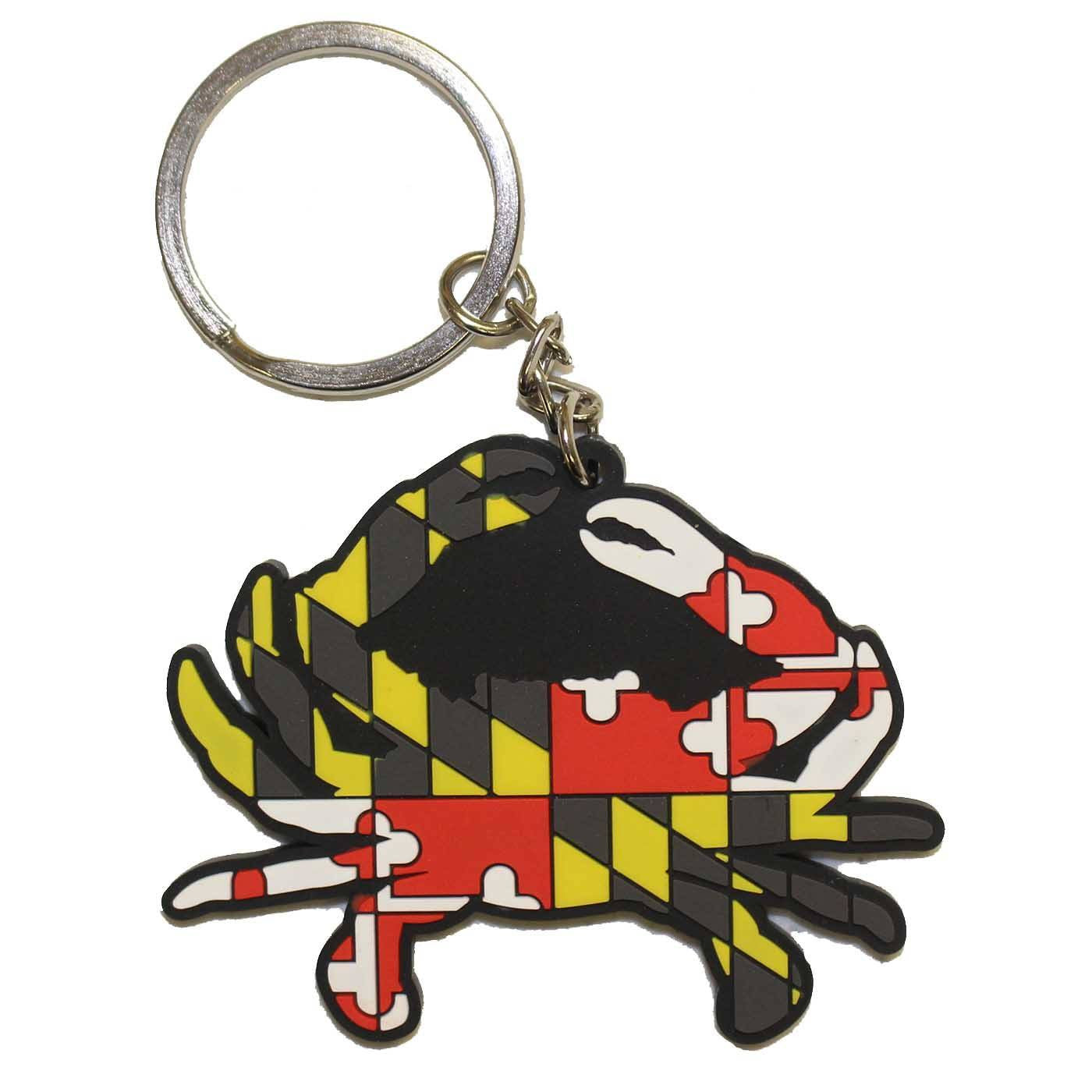 Maryland Full Flag Crab / Key Chain - Route One Apparel