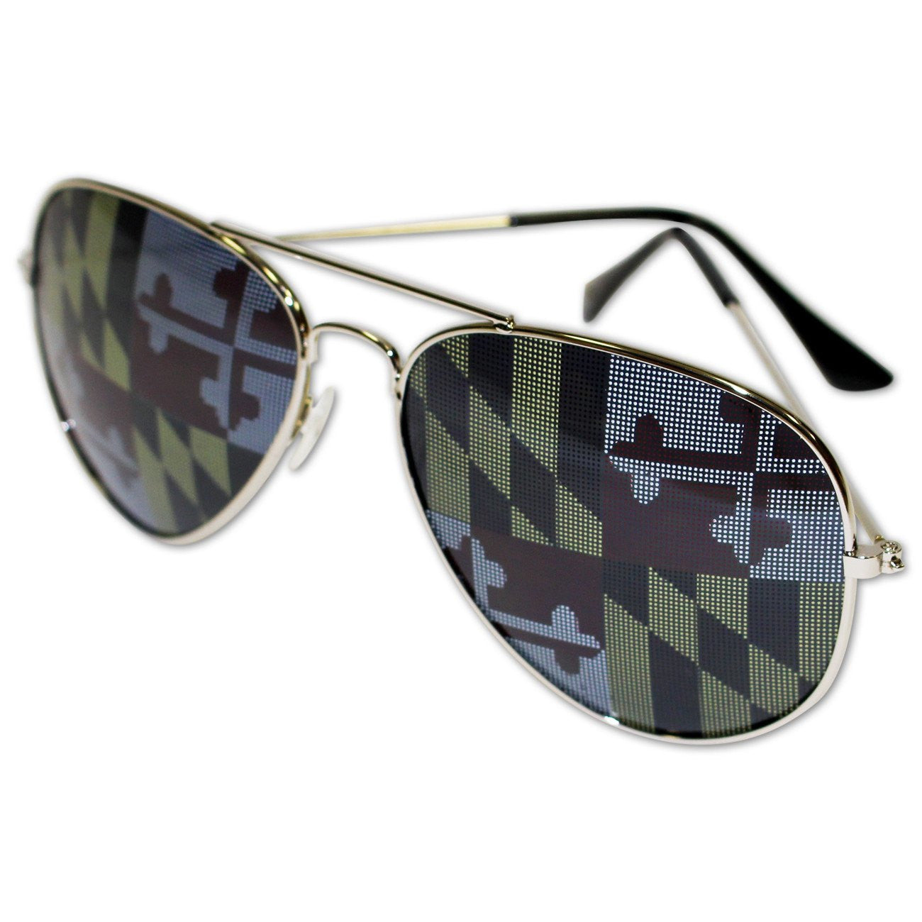 Maryland Flag / Aviator Shades - Route One Apparel