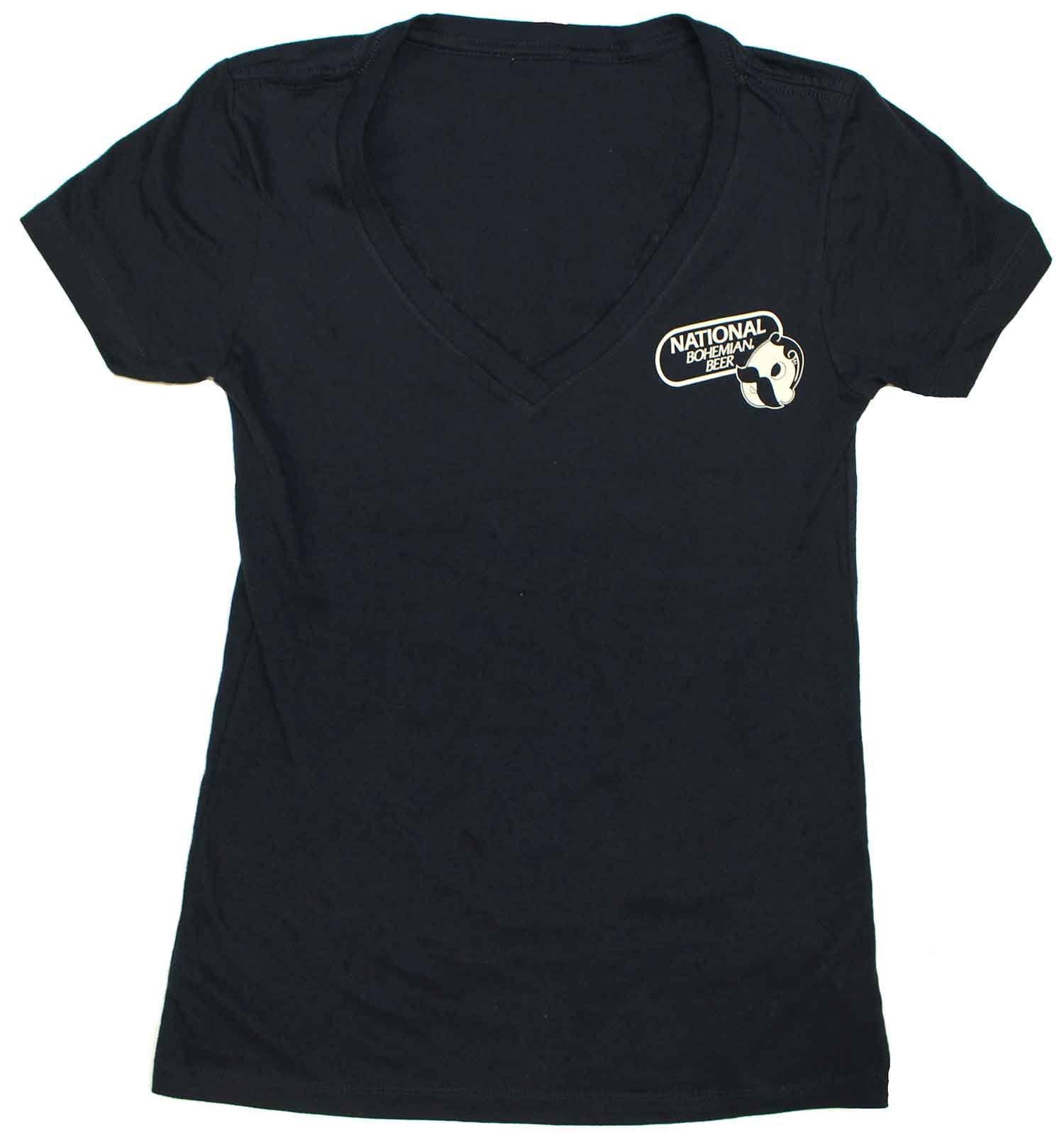 Boh Say Can You See (Midnight Navy) / Ladies V-Neck Shirt - Route One Apparel