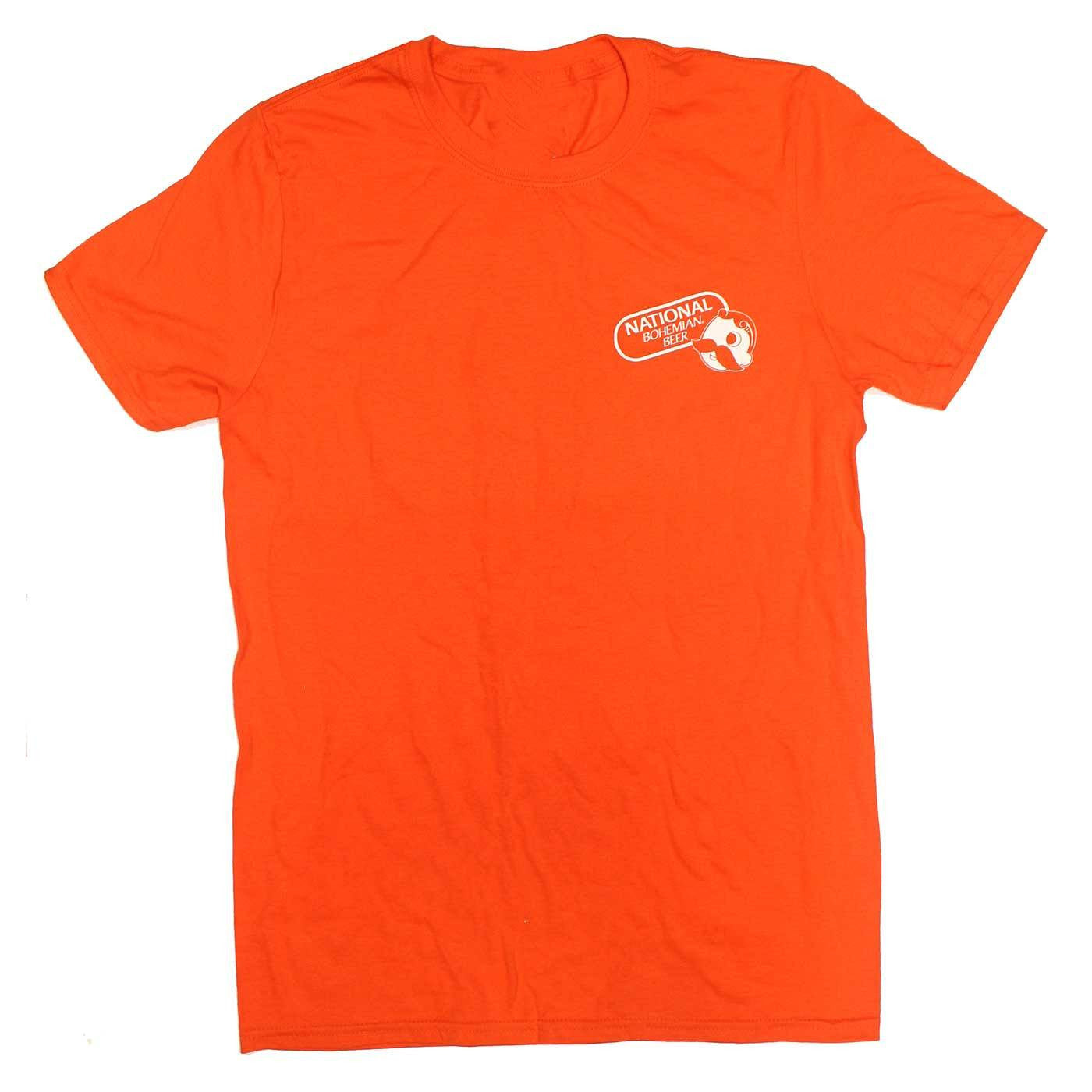Natty Boh Baseball Catcher (Orange) / Shirt - Route One Apparel