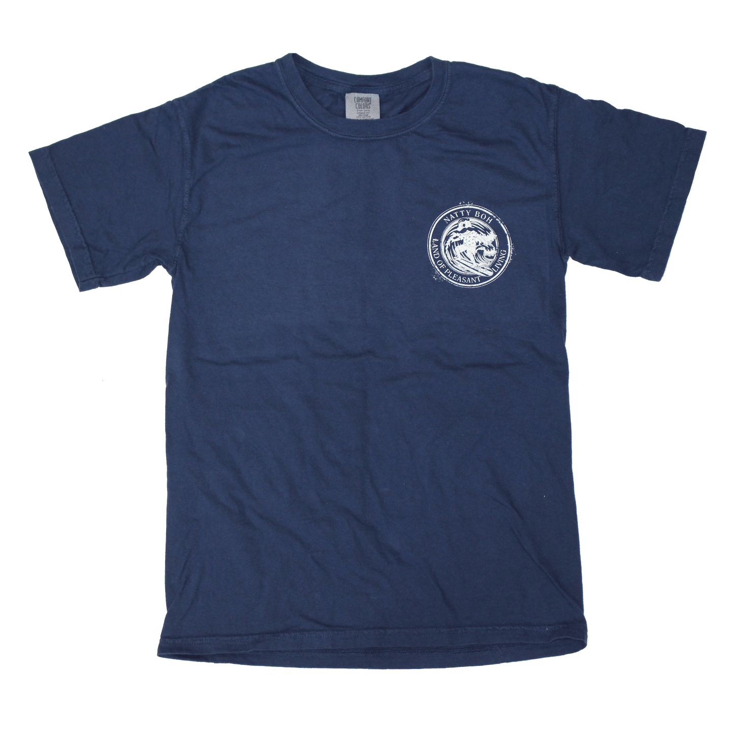 Natty Boh Surfer Dude Land of Pleasant Living (True Navy) / Shirt - Route One Apparel