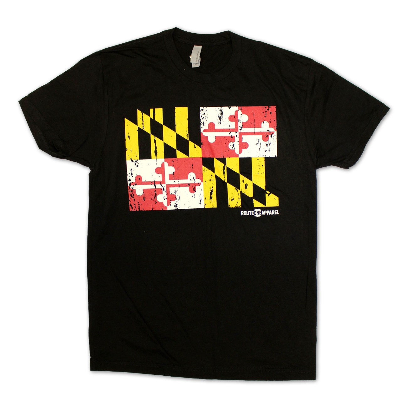 Maryland Flag (Black) / Shirt - Route One Apparel