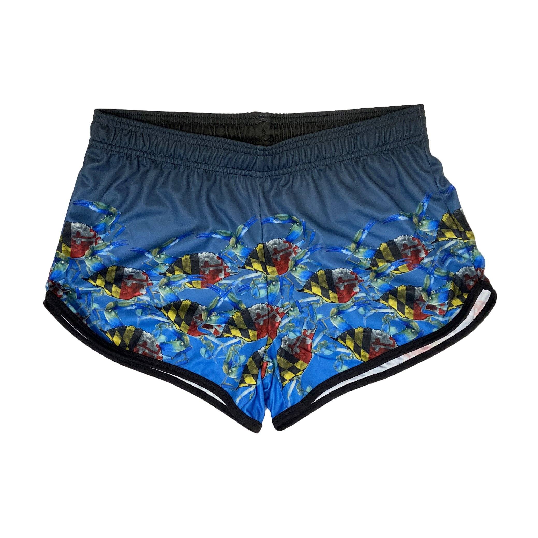Bottom of the Bay - Maryland Crabs / Running Shorts (Women) - Route One Apparel