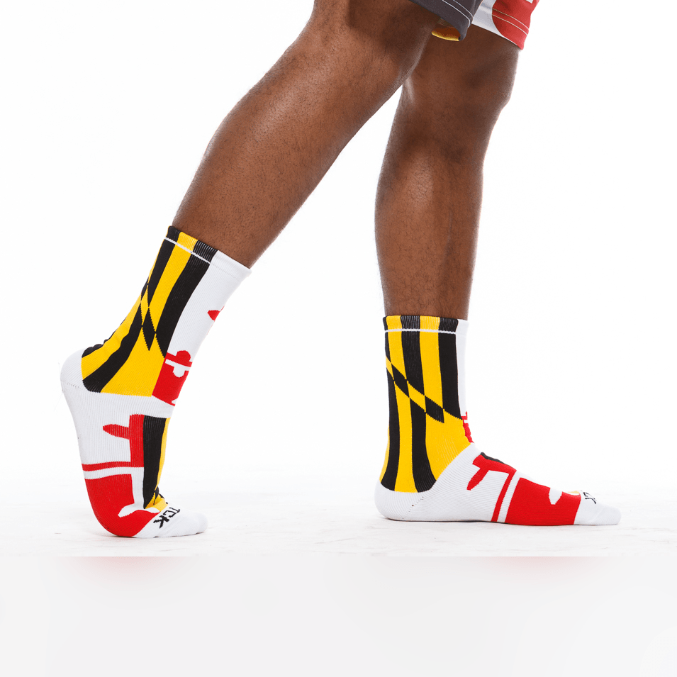Maryland Flag / Crew Socks - Route One Apparel
