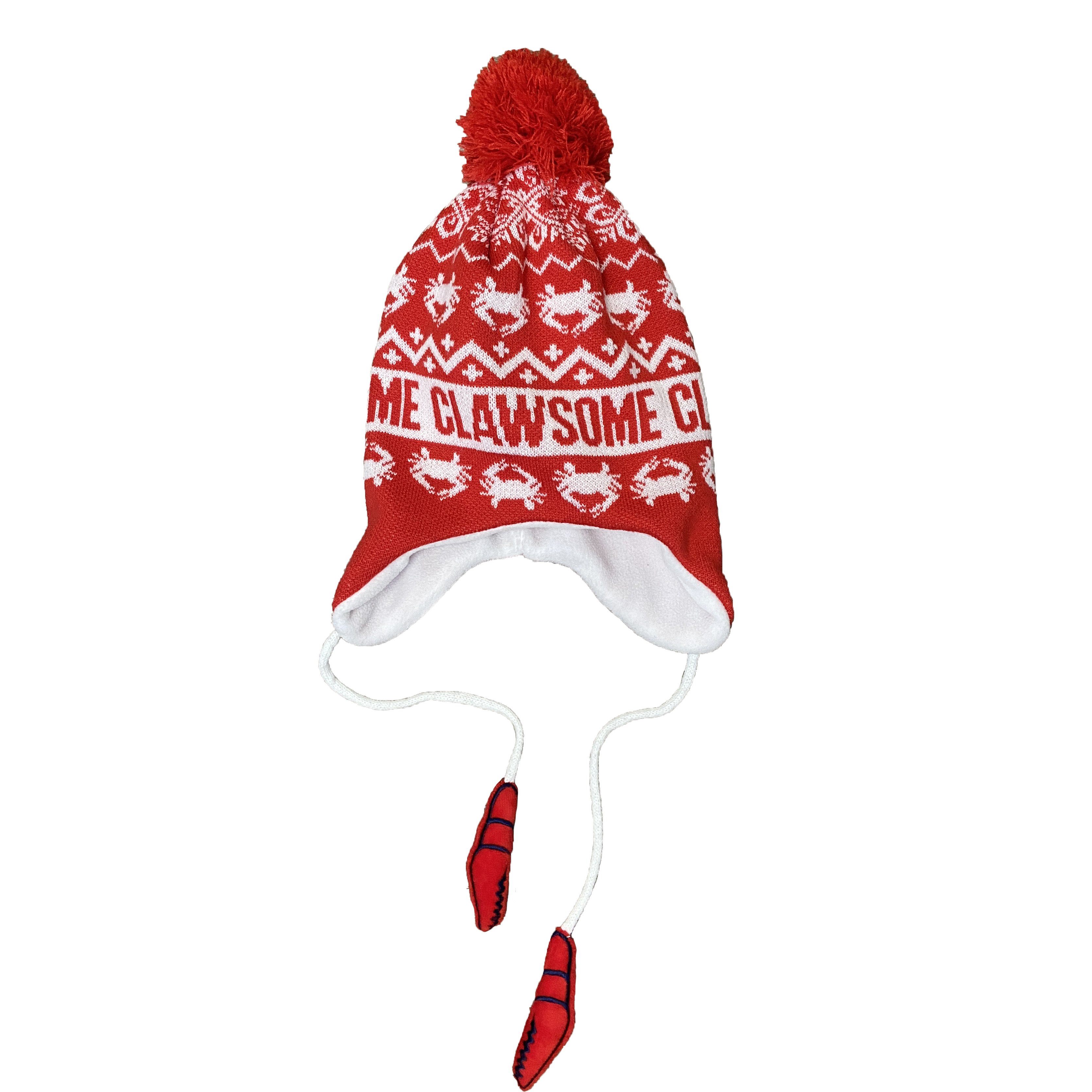 Clawsome Crab (Red) / Ski Hat - Route One Apparel