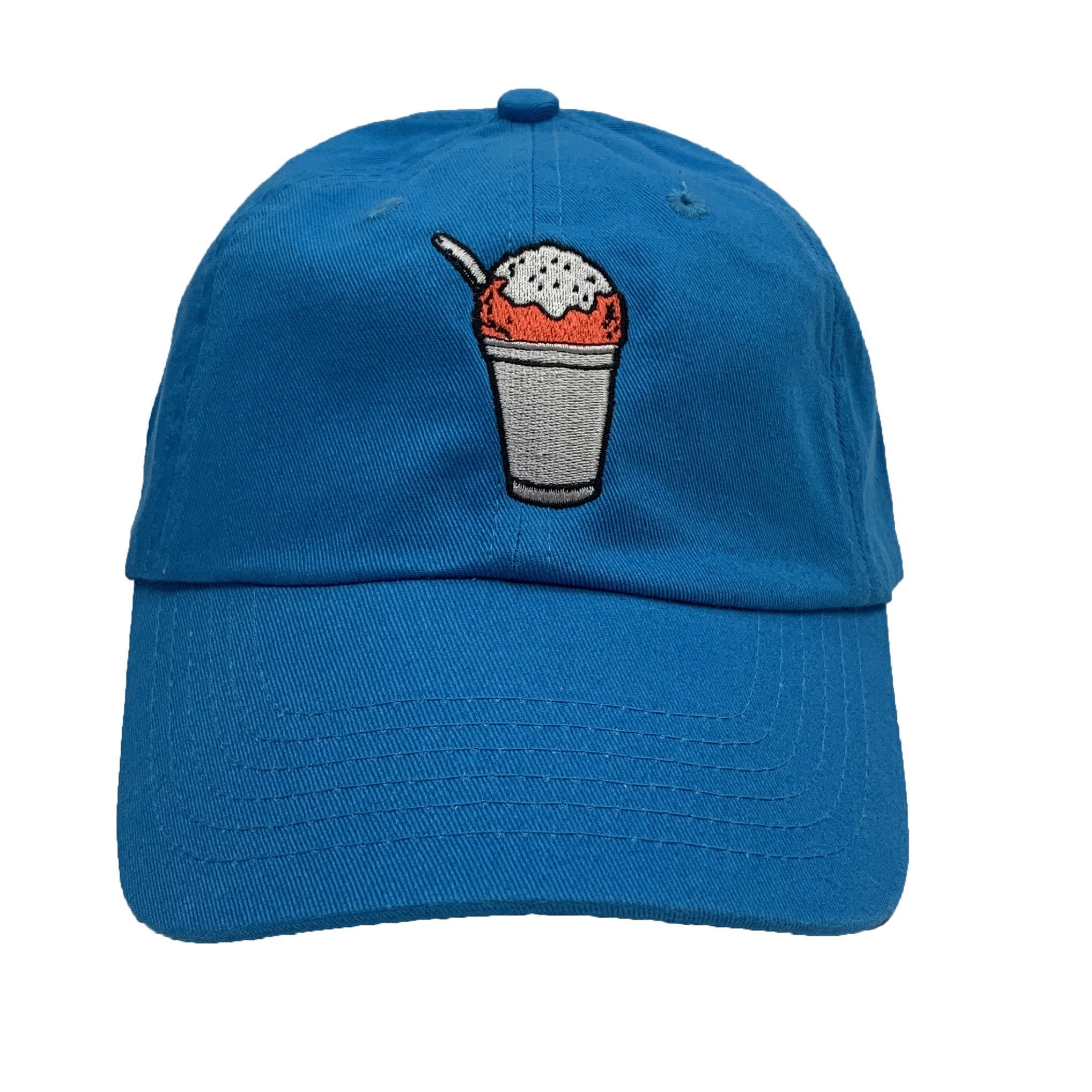 Cherry Snowball (Neon Blue) / Baseball Hat - Route One Apparel
