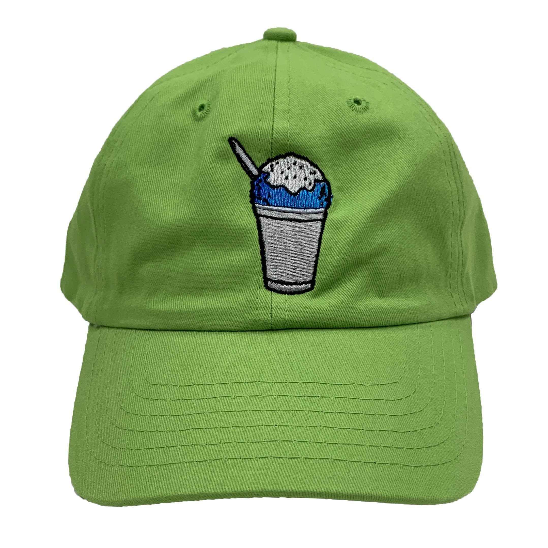Blue Skylite Snowball (Lime) / Baseball Hat - Route One Apparel