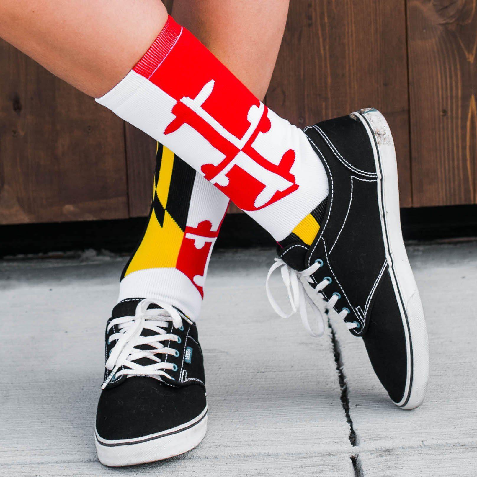 Maryland Flag / Crew Socks - Route One Apparel
