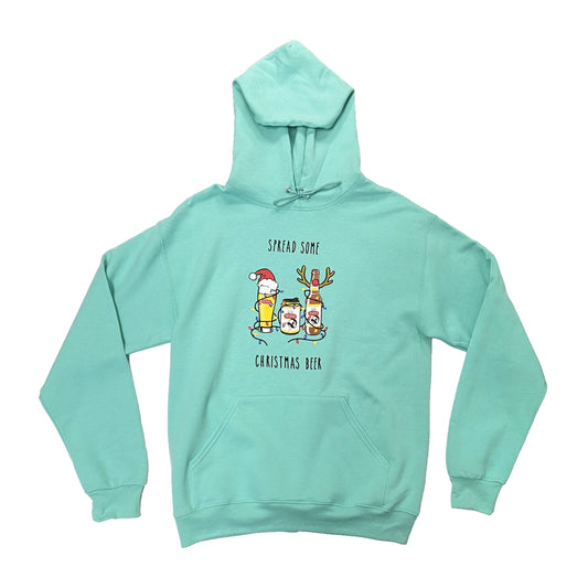 Spread Some Christmas Beer (Cool Mint) / Hoodie - Route One Apparel