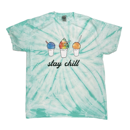 Stay Chill Snowballs (Light Mint Tie Dye) / Shirt - Route One Apparel