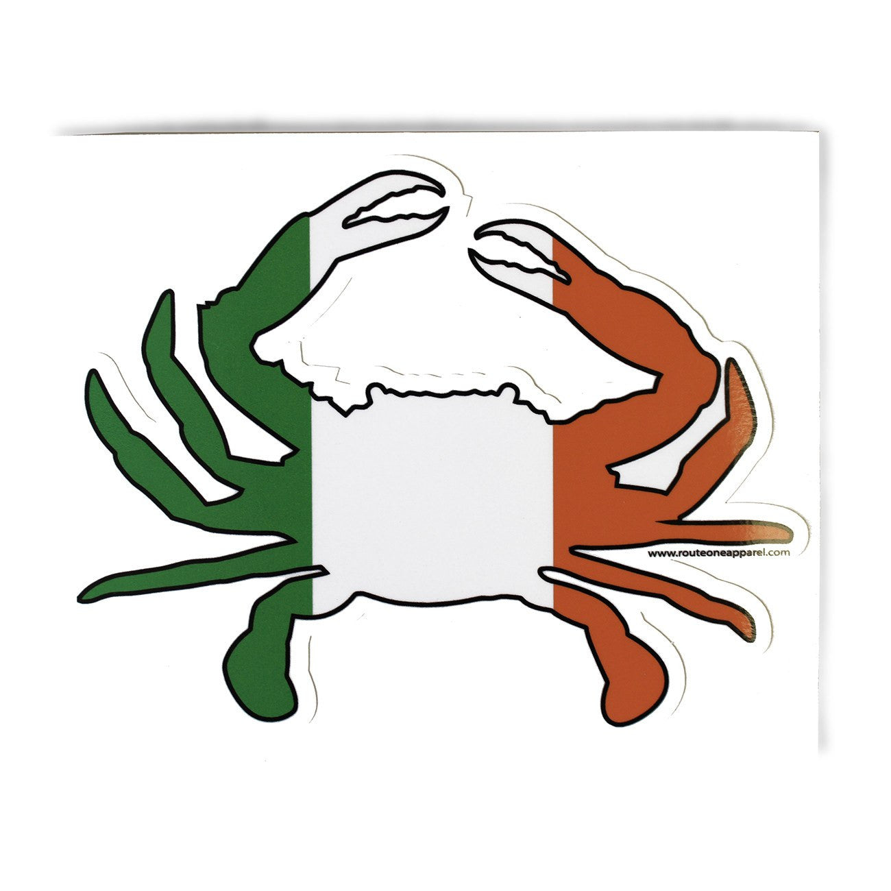 Irish Crab / Sticker - Route One Apparel