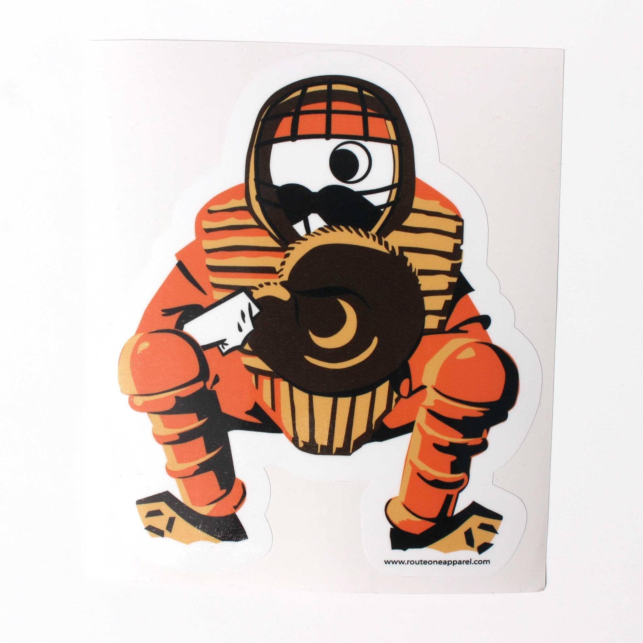 Natty Boh Baseball Catcher / Sticker - Route One Apparel