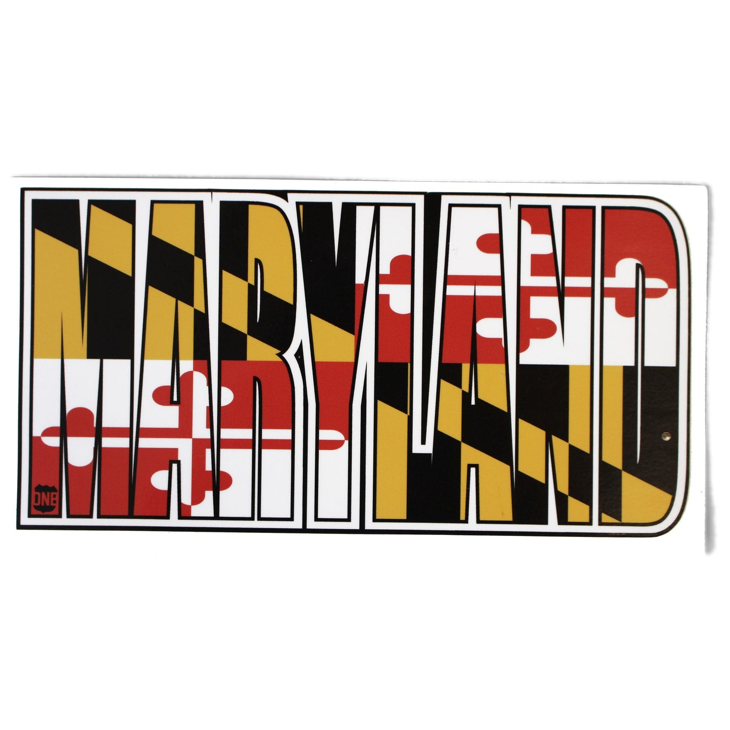 Maryland Flag in Maryland / Sticker - Route One Apparel