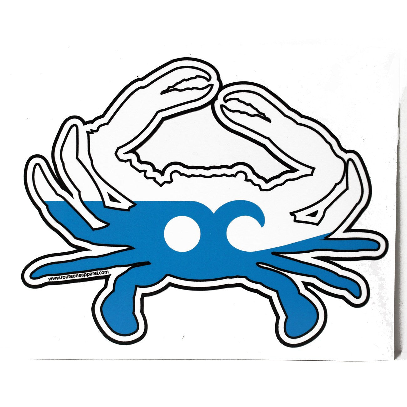 Ocean City Maryland Crab / Sticker - Route One Apparel