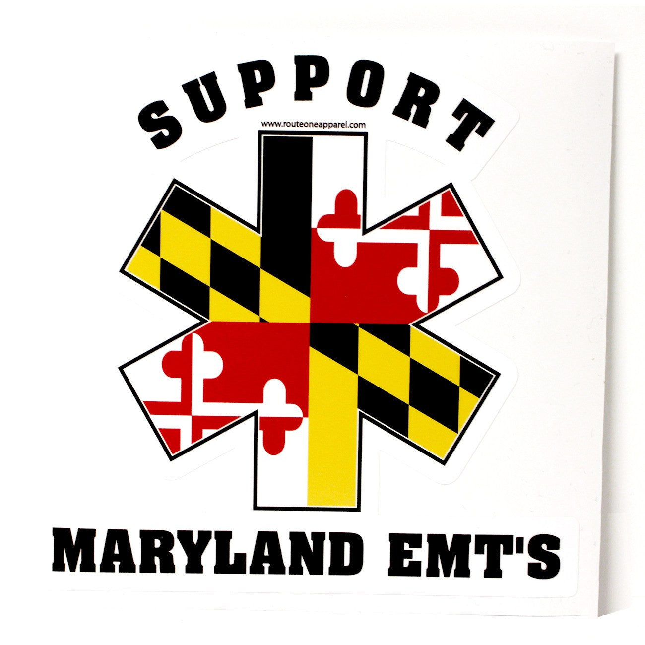 Support Our Maryland EMT's / Sticker - Route One Apparel