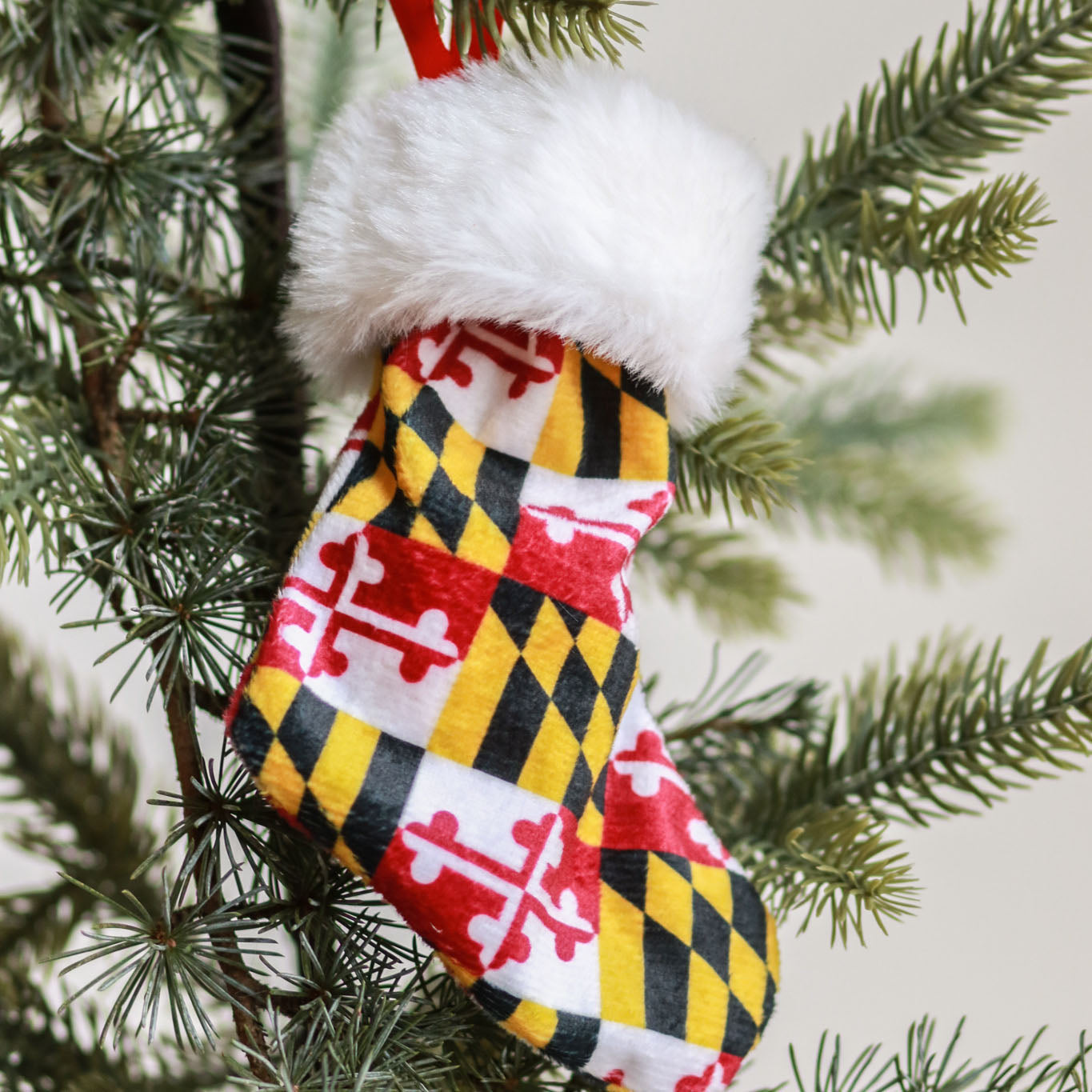Maryland Flag / Mini Christmas Stocking - Route One Apparel