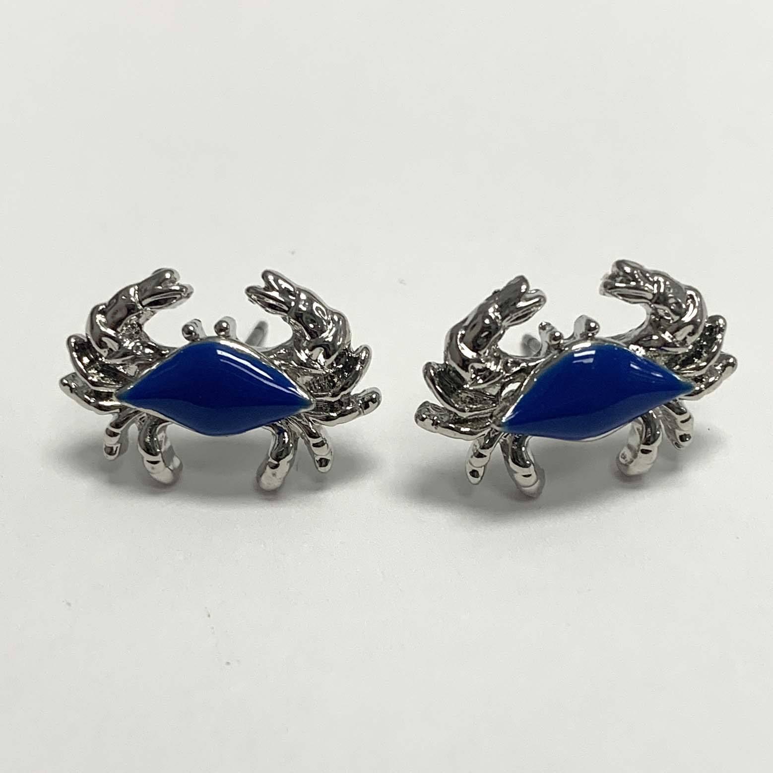 Crab / Post Earrings - Route One Apparel