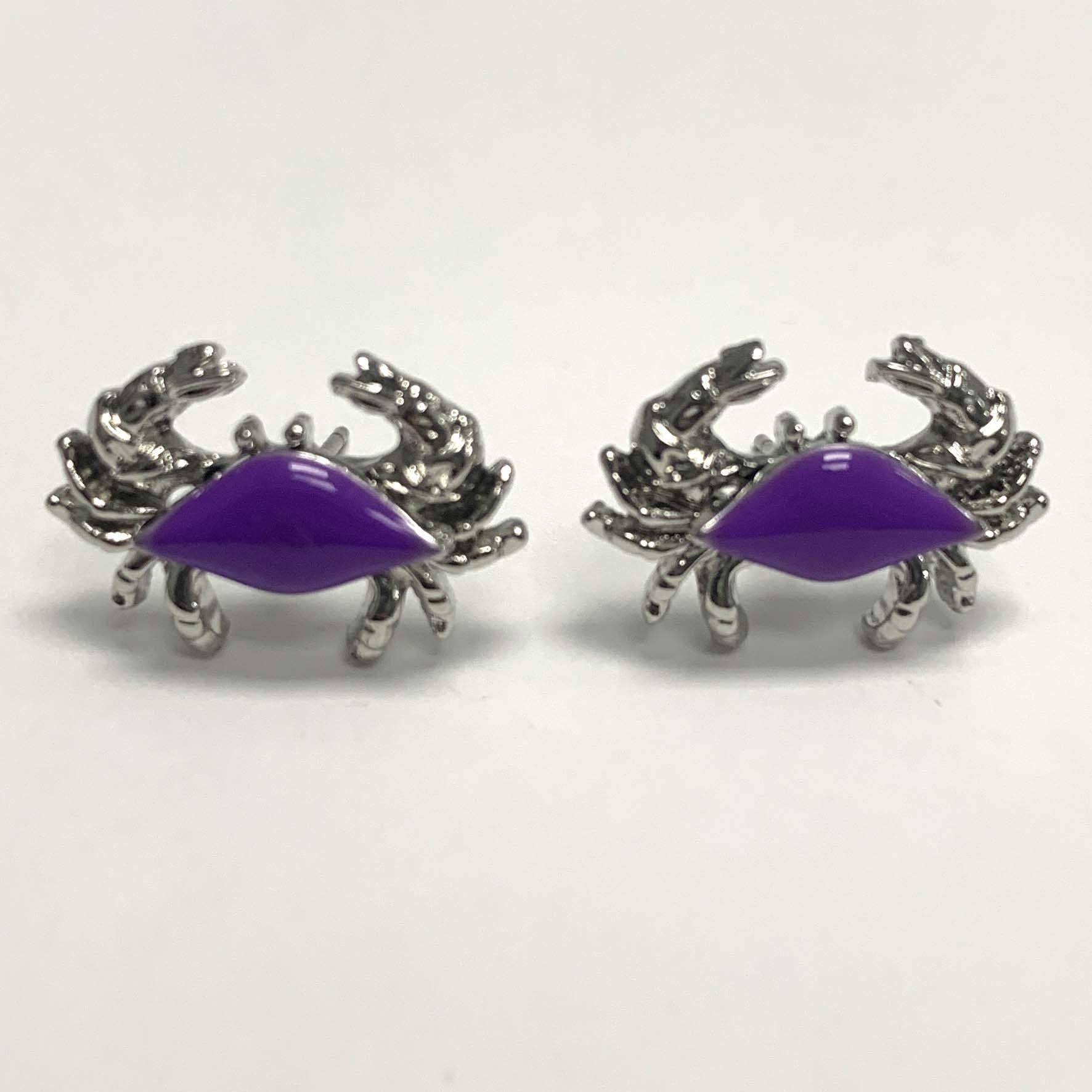 Crab / Post Earrings - Route One Apparel