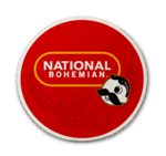 National Bohemian Pill Logo (Red) / Cork Coaster - Route One Apparel