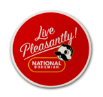 Natty Boh Live Pleasantly (Red) / Cork Coaster - Route One Apparel