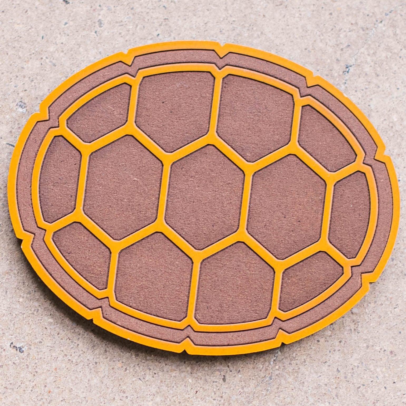 Turtle Shell / Wooden Coaster - Route One Apparel