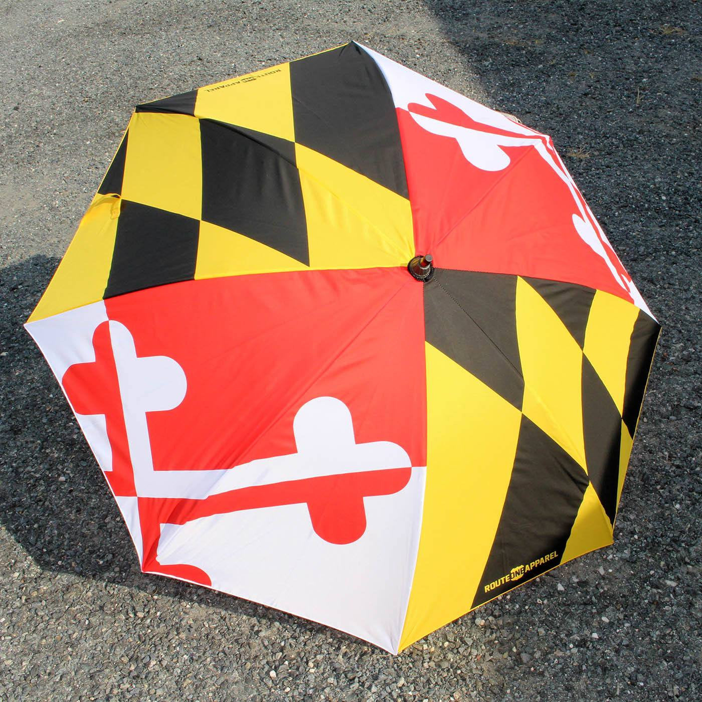 Maryland Flag / Golf Umbrella - Route One Apparel