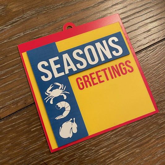 Seasons Greetings / Ornament - Route One Apparel