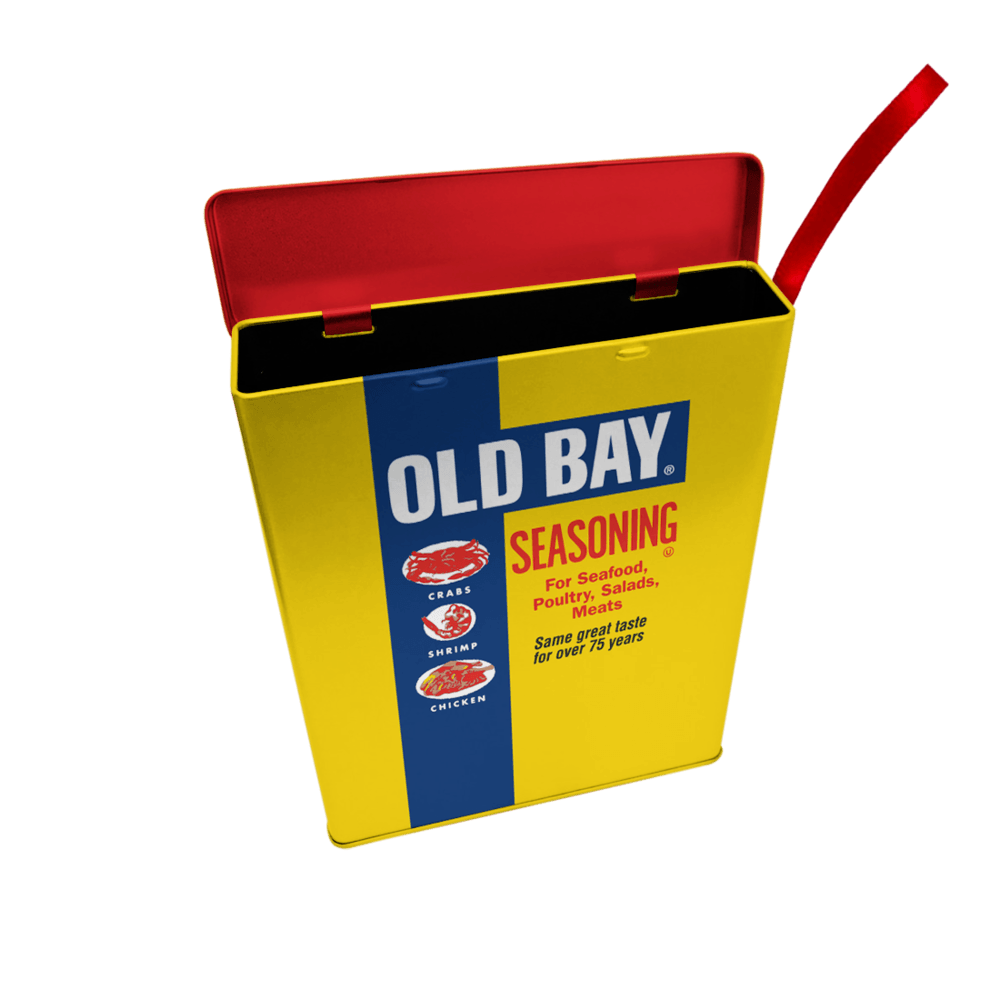 Up Right Old Bay Can / Gift Card Tin - Route One Apparel