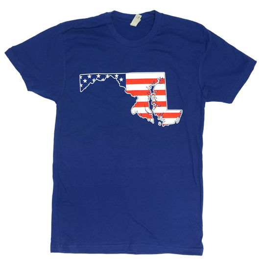 American State of Maryland (Royal Blue) / Shirt - Route One Apparel