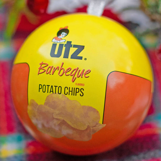 Utz Barbeque Chips / Tin Ball Ornament - Route One Apparel