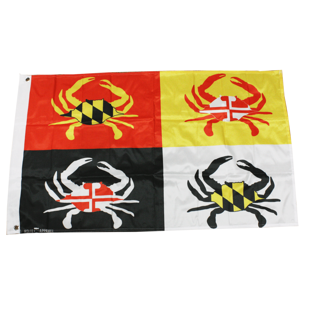 Warhol Crab / Flag - Route One Apparel